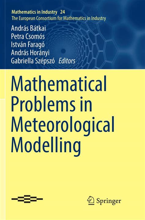 Buy Mathematical Problems in Meteorological Modelling: 24 (Mathematics ...