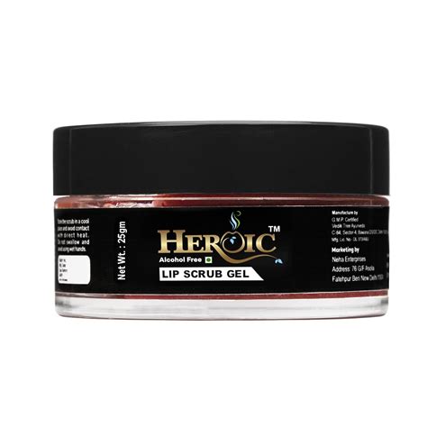 HEROIC AYURVEDA GOLD LIP SCRUB FOR LIP LIGHTENING, DARK LIPS TREATMENT ...
