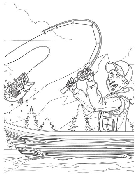Coloring Pages Fishing
