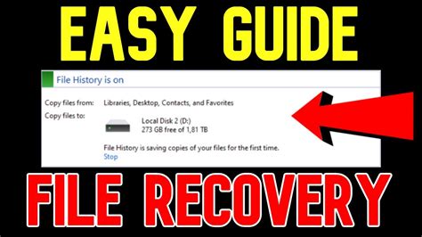 Image result for File History Recovery