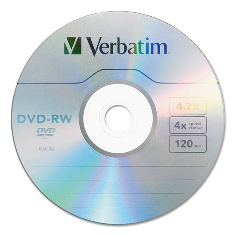 Verbatim DVD-RW 4.7GB 4X with Branded Surface 30-Disc Spindle 95179 ...