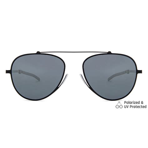 Buy Black Grey Mirror Full Rim Aviator Thinoptics C2 With Case ...