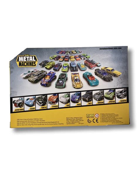 Zuru 10 Pack Metal Machine Cars - Busy Beez Toy Box