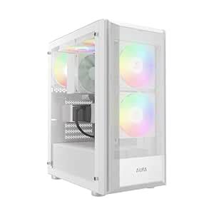 Amazon.in: Buy GAMDIAS Aura GC6 White FINE MESH RGB MID-Tower CASE ...