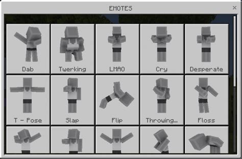 How to Use Emotes On Minecraft Computer 的图像结果