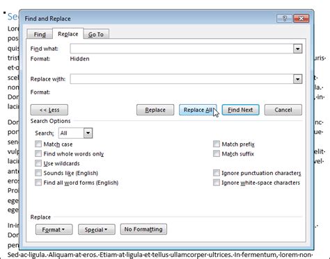 Remove Hidden Objects Word 的图像结果