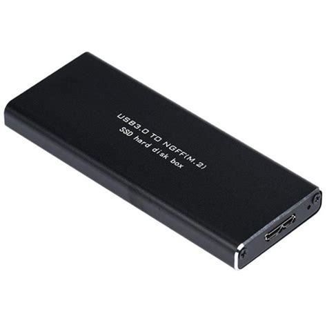 USB 3.0 to NGFF M.2 SSD Hard Disk Box B Key SSD Adapter External Enclo