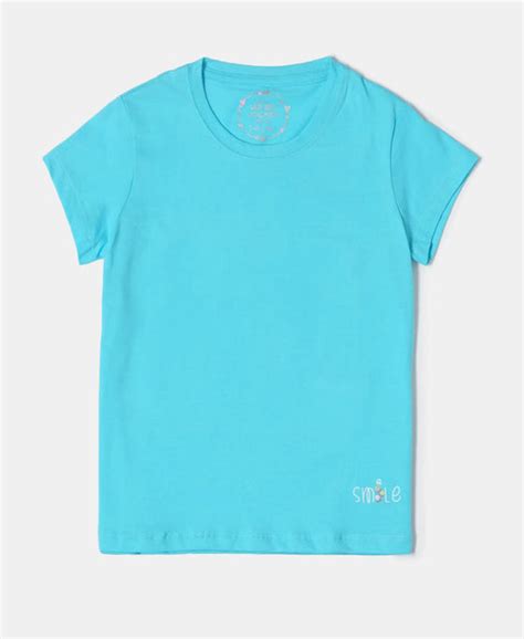 Buy Girl's Super Combed Cotton Short Sleeve T-Shirt and Printed Shorts ...