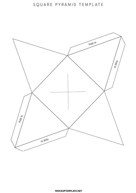 Image result for Pyramid Template Printable