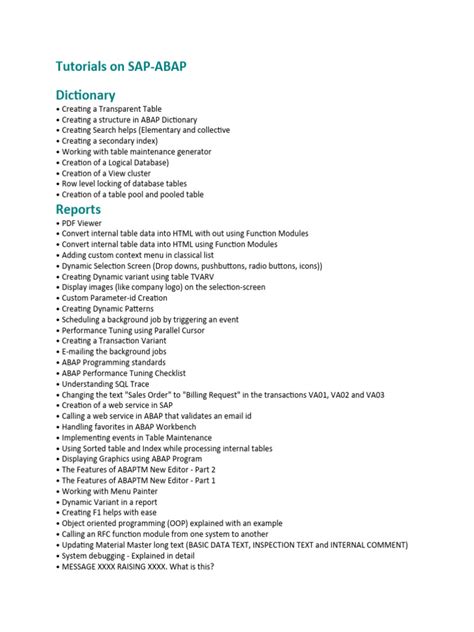 Image result for ABAP Programming Tutorials