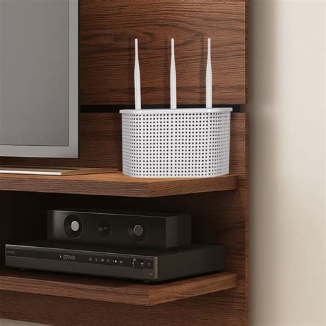 Buy WiFi Router Wall Mount Stand, Adjustable Wall Mount for Small and ...