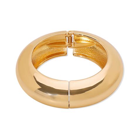 Just Lil Things-Chunky Dome GOLD Bangle Bracelet- JLTB0576