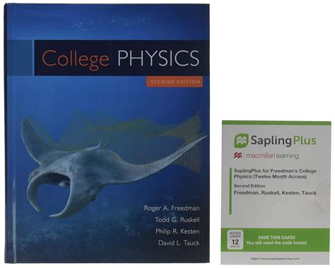 Amazon.com: College Physics 2e & SaplingPlus for Freedman's College ...