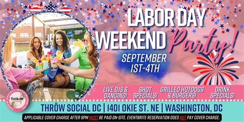 THE DMV’S BIGGEST LABOR DAY WEEKEND BASH @ THRōW Social DC!, THRōW ...