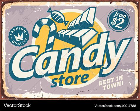 Retro Candy Shop Sign 的图像结果