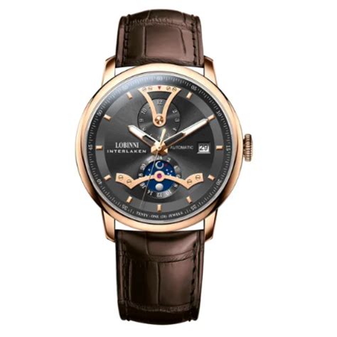LOBINNI Men Automatic Watch Luxury Male Dress Mechanical Wristwatch Dr ...