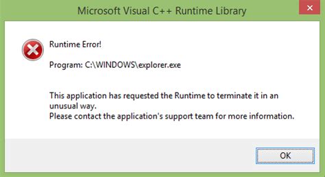 Bilgisayar hata çözümleri: "Runtime Error! Program: c:\windows\explorer ...