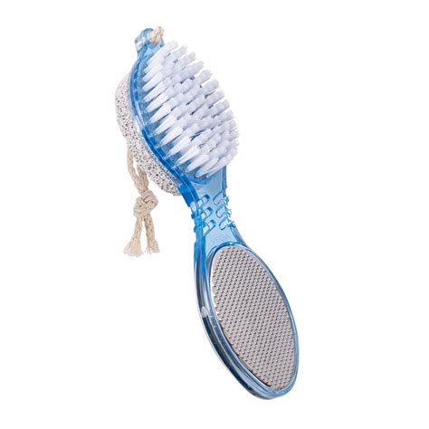 Buy VEGA 4 In 1 Foot Pedicure Brush, Pumice Stone, Scrubber & File For ...