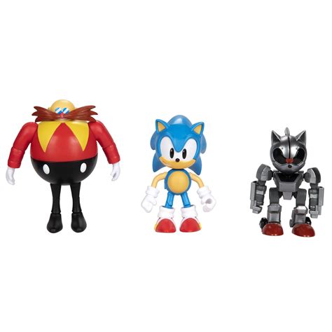Buy Sonic The Hedgehog 4 inch Action Figures, Sonic Classic 3 Pack ...