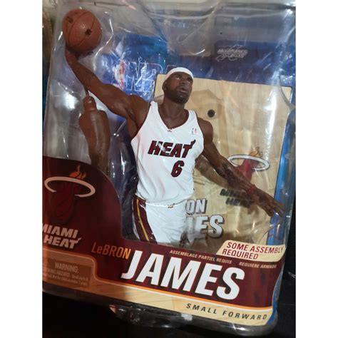 Lebron James Action Figure McFarlane Series 21 NBA Miami Heat - white ...