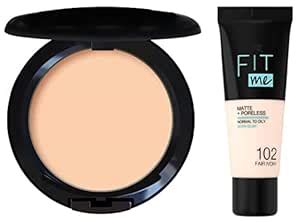 Buy Compact Powder Combo for Fair Skin Tone Oil Control White Tone Face ...
