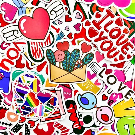 Buy Love Stickers Online In India - Etsy India