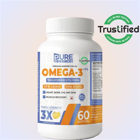 Triple Strength rTG Omega-3 Fish Oil | PURE SERVING