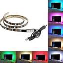 XERGY USB 5V Powered Strip Light With Black PCB TV BackLight Kit ...