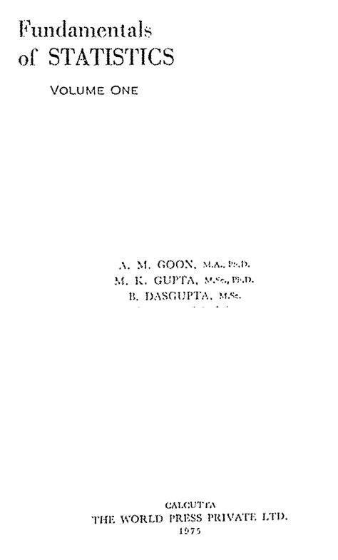 Image result for Gupta Probability and Statistics Book