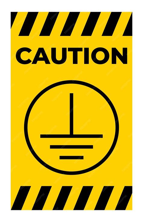 Earth Ground Sign Reflective Sign 的图像结果