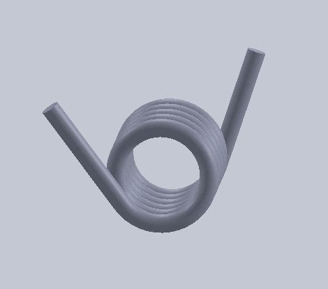 Making a Spring SolidWorks 2021 的图像结果