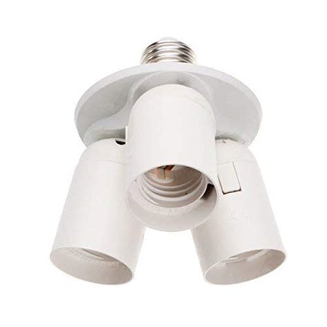 Buy Superdream E26 E27 Lamp Bulb Socket, 3 in 1 Standard Light Bulb ...