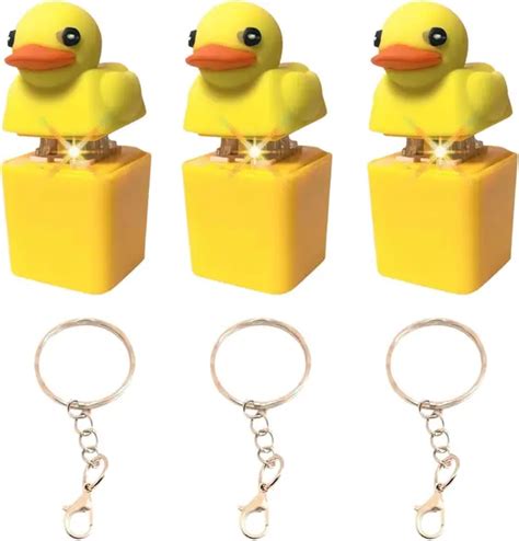 16 AWG Wire Connectors Duck Quacking Fidget Keychain - Squeaky Keyboard ...