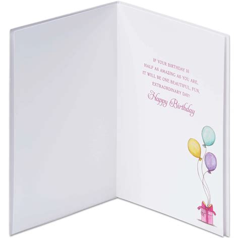 Papyrus Birthday Card for Her - Glittery Balloons, Handmade 5×7 ...