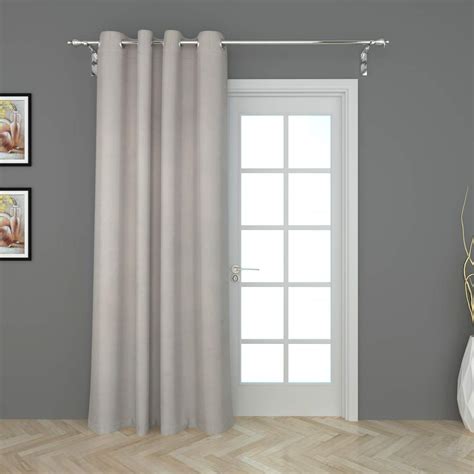 Buy Home Centre Marshmallow Jacquard Semi-Blackout Door Curtain - 120 x ...