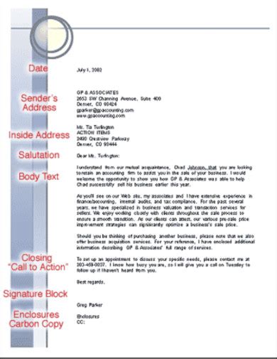 Business Letter Format Examples 的图像结果