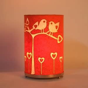 craftter Round Bird on Tree Orange Table Lamp Table Lamp Price in India ...