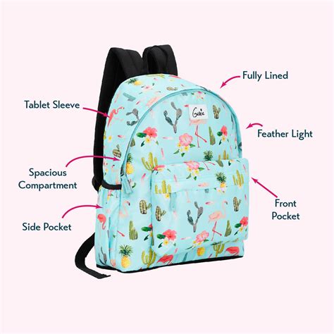 Buy Genie Flamenco 13.5L Multicolor Small Casual Backpack