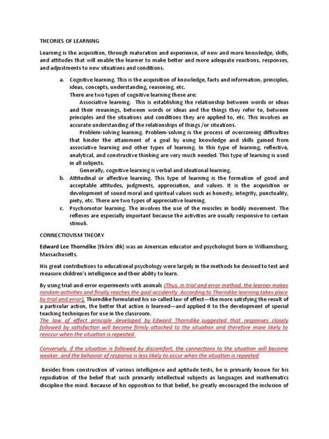 Image result for Introduction to Learning Theories PDF