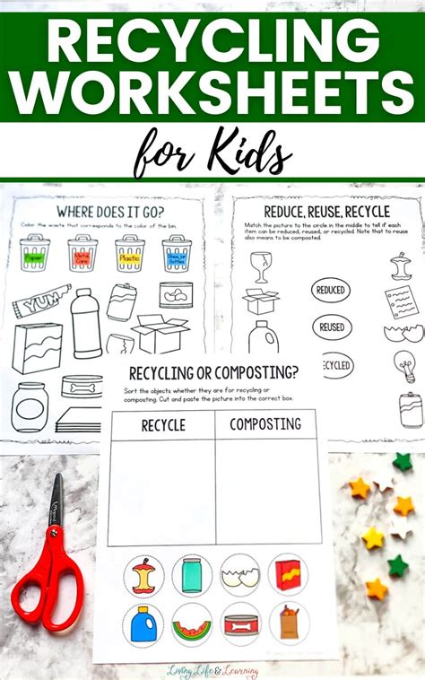 Image result for Recycle Worksheet
