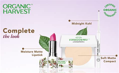 Buy Organic Harvest Midnight Kohl | Intense Black Waterproof Kajal ...