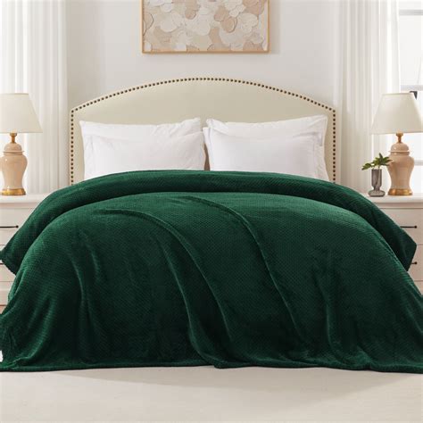 Exclusivo Mezcla Waffle Textured Soft Fleece Blanket, King Size Bed ...