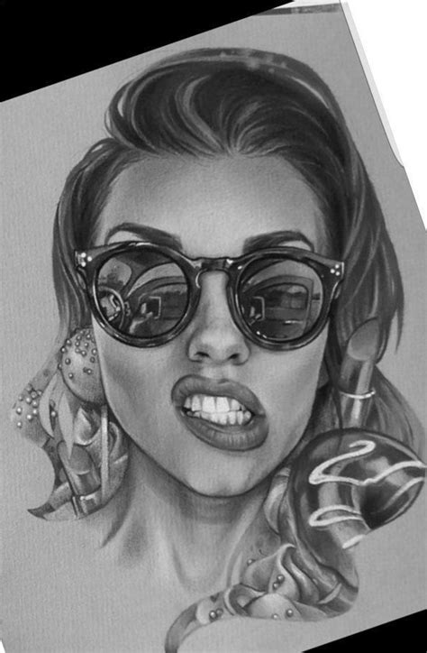 face drawing tattoo