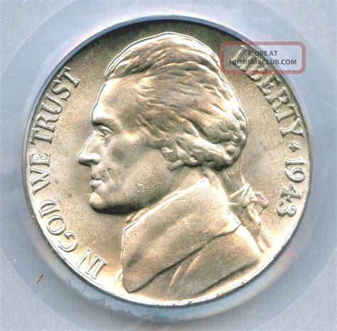 1943 P Pcgs Ms66 Jefferson Nickel Doubled Die Obverse