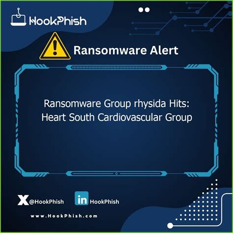 Ransomware Group rhysida Hits: Heart South Cardiovascular Group
