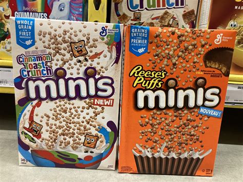 Reese’s Puffs Minis and Cinnamon Toast Crunch Minis : r/junkfoodfinds
