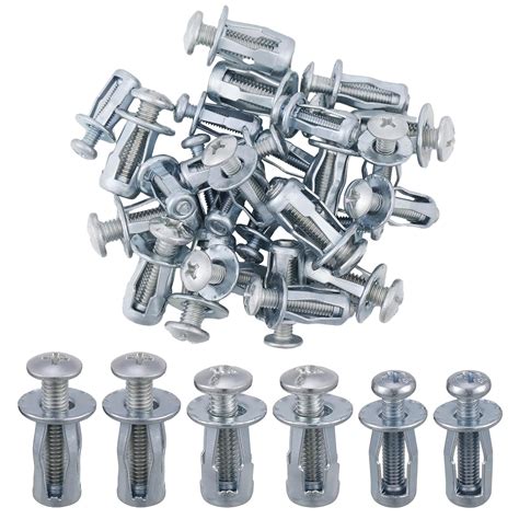 Tandefio 120 Pcs M4 M5 M6 Petal Nuts Expansion Nut Screw Metal Insert ...