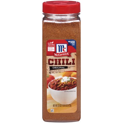Mccormick Chili Seasoning Mix Substitute at William Rohde blog