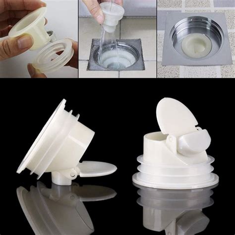 KPNG Drain Backflow Preventer Plastic Odor Proof Drainage Trap Sewer ...