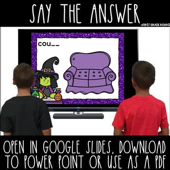 Which Digraph Sh Ch Wh Th Phonics Activity Movement Break Halloween ...